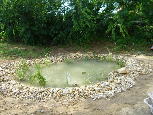 Kerti t�, csobog� Budapest Csepel 4. k�p